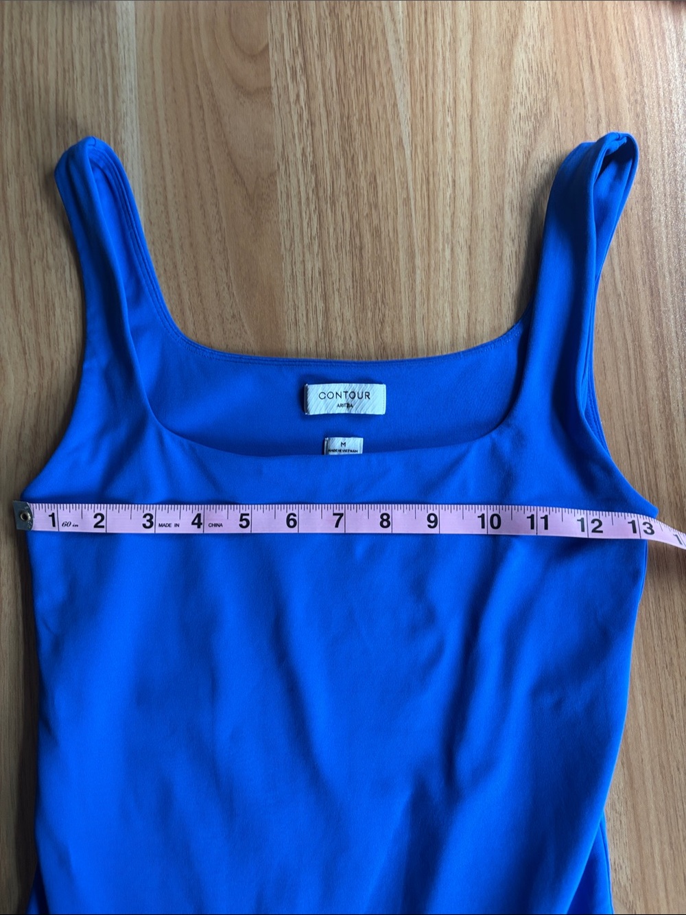 ARITZIA Original Contour Pursue Squareneck Bodysuit M FOURTH of July Outfit - Picture 9 of 9